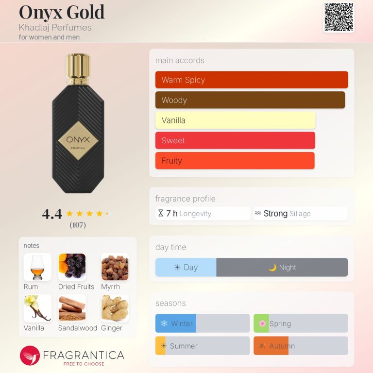 Khadlaj Onyx Gold note