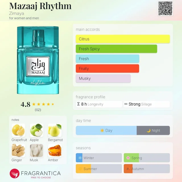 Zimaya Mazaaj Rhythm note