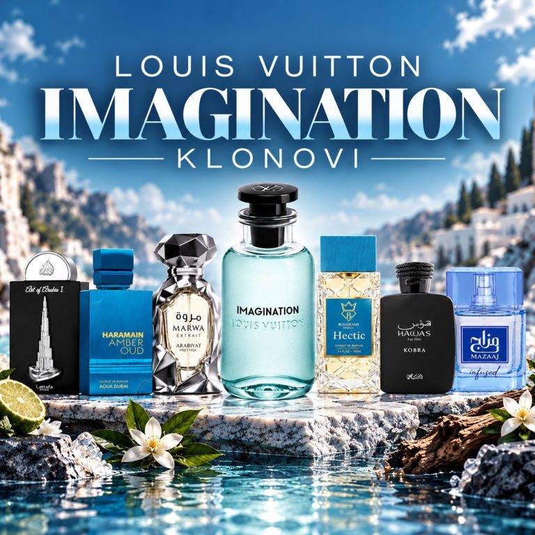 Louis Vuitton Imagination klonovi: Marwa, Hectic, Hawas Kobra i drugi arapski parfemi sličnog mirisa